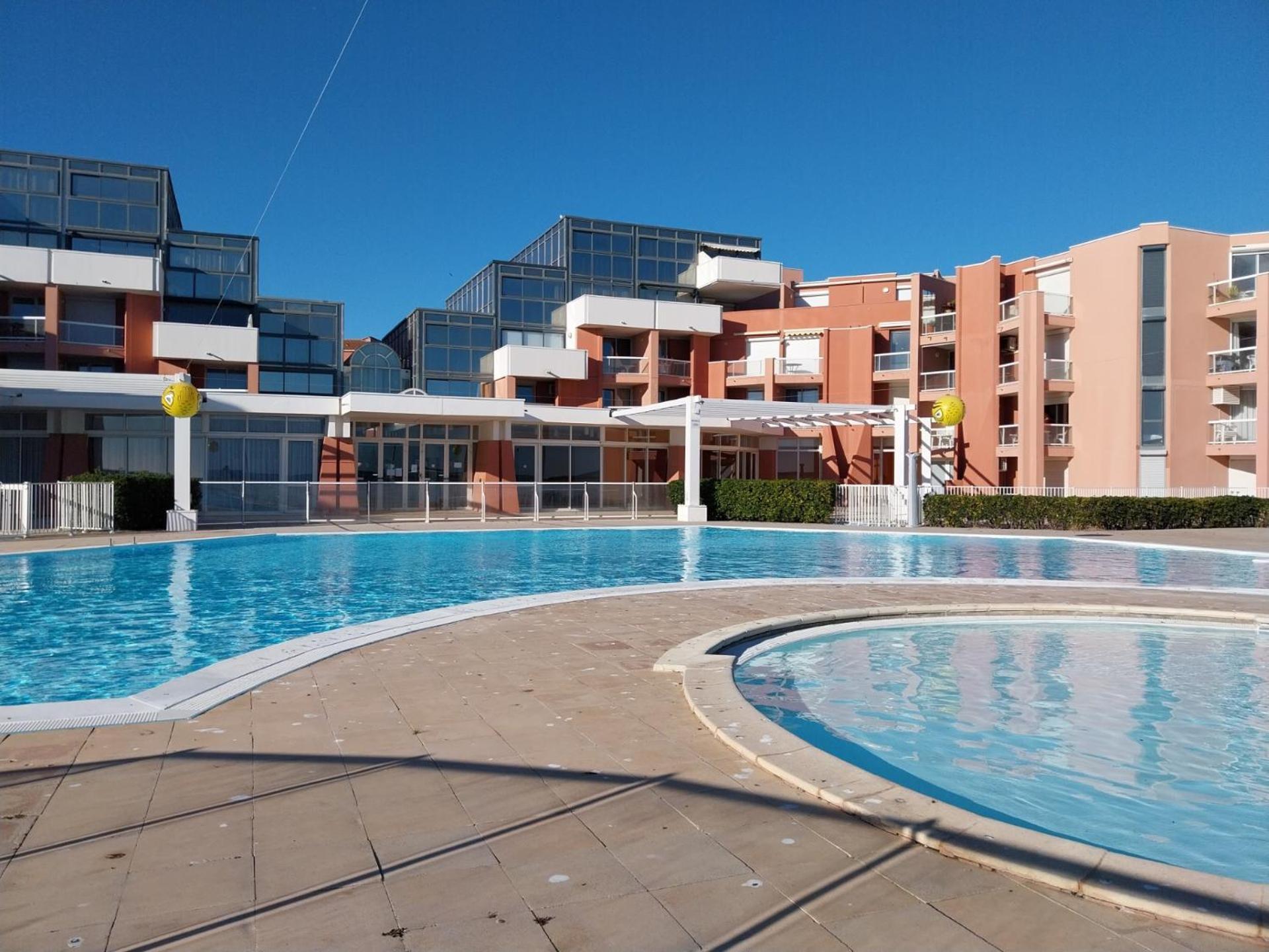 Studio Vue Mer Avec Pkg, Piscine, Tennis, Plage Direct Σετ Εξωτερικό φωτογραφία